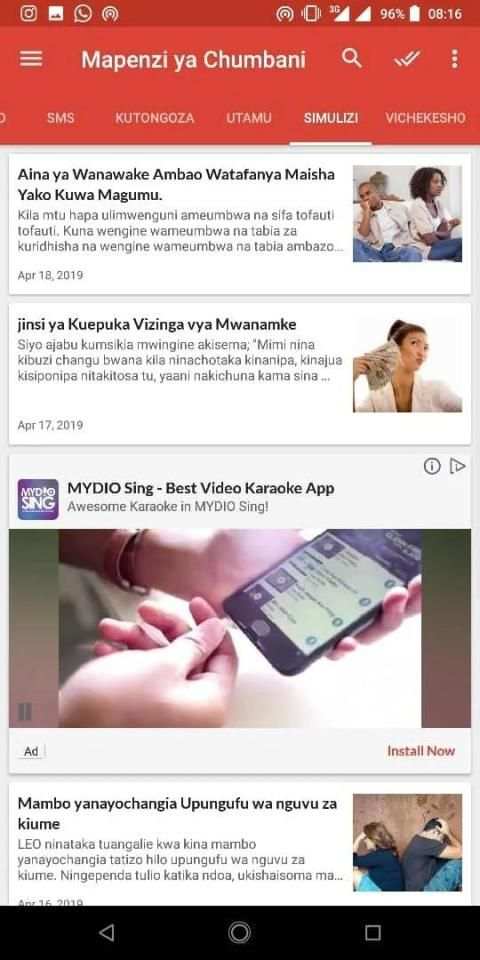 Mapenzi Ya Chumbani screenshot 3