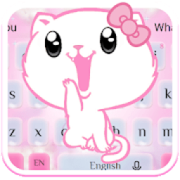 Cute Cat Kitty Keyboard आइकन
