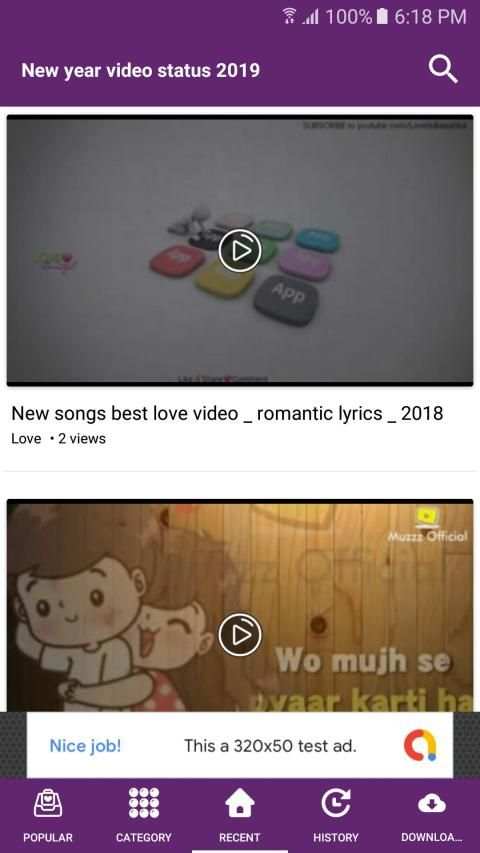 New year video status 2019 screenshot 3