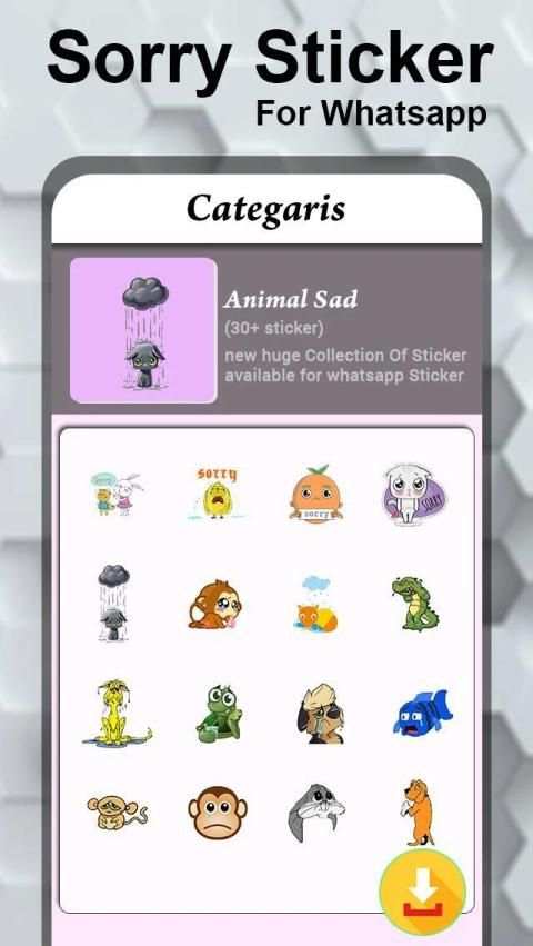 Sorry Sticker for Whatapp screenshot 4