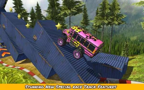 Monster Bus 4x4 Racing स्क्रीनशॉट 9