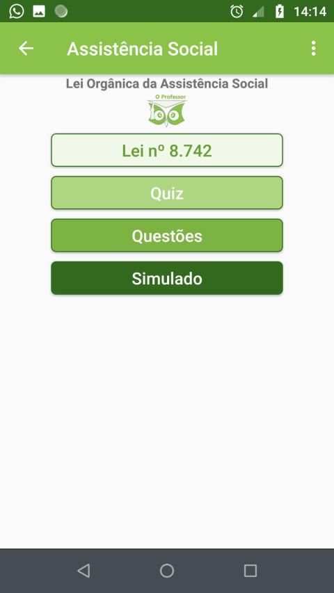 Lei Orgânica da Assistência Social + Lei nº 8662 screenshot 5