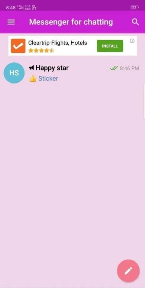 Messenger for chatting स्क्रीनशॉट 2