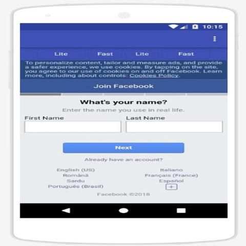 7 Login - Lite Messenger screenshot 2