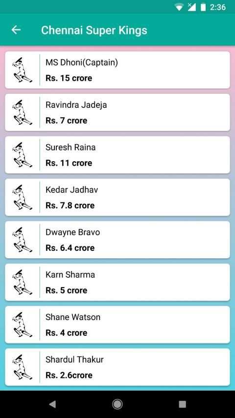Live Cricket Score for IPL 2019 screenshot 1