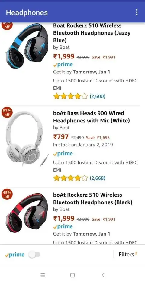 Headphones at Amazon screenshot 4