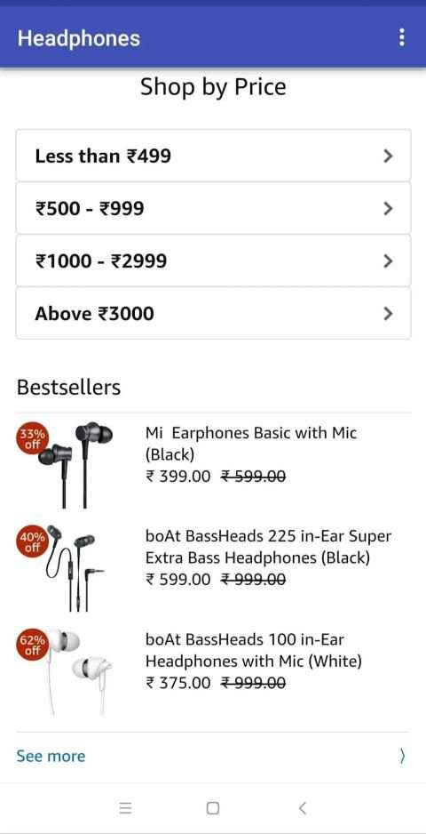 Headphones at Amazon screenshot 5