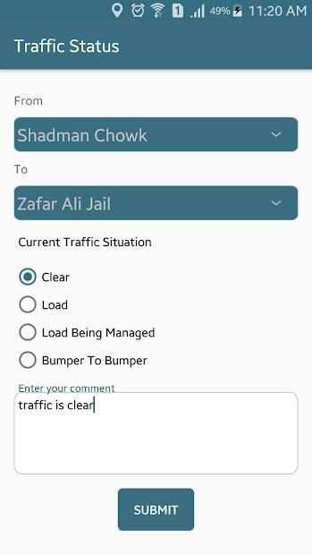 Traffic Status स्क्रीनशॉट 1