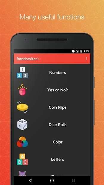 Randomizer+ Random Pick Generator - Decision Maker स्क्रीनशॉट 1