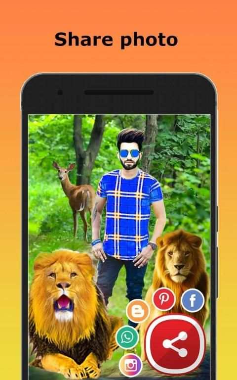 Wild Animal Photo Editor - Animal Photo Frames screenshot 3