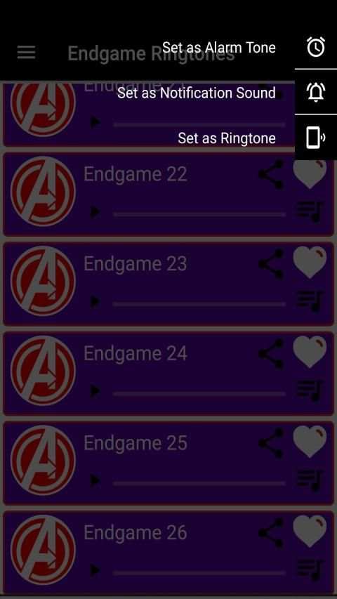 *Endgame Ringtones* screenshot 2