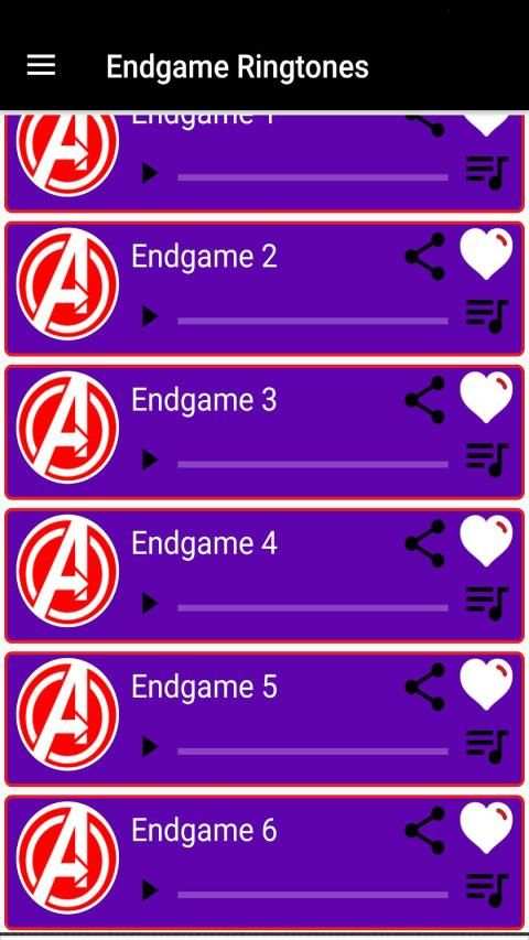 *Endgame Ringtones* screenshot 5