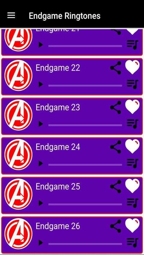 *Endgame Ringtones* screenshot 4