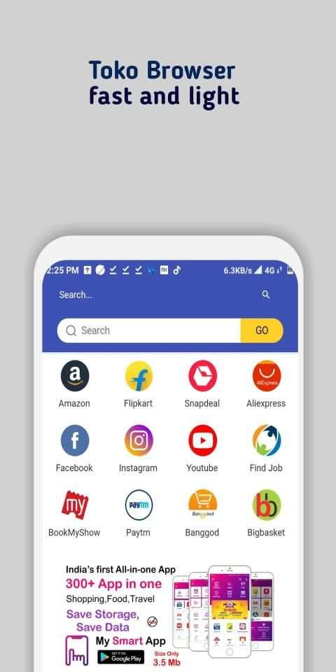 Toko Browser: fast & Light screenshot 4