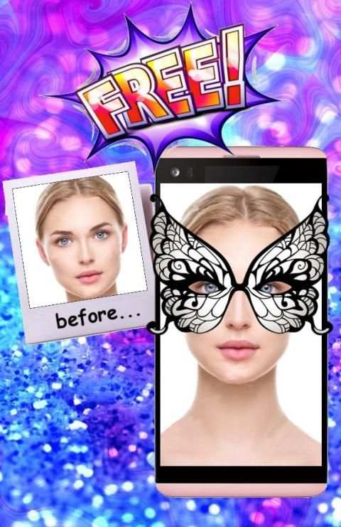 Eyes Carnival Mask New Year Photo Editor screenshot 3