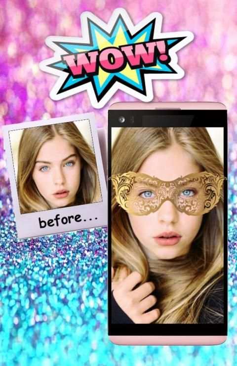 Eyes Carnival Mask New Year Photo Editor screenshot 2