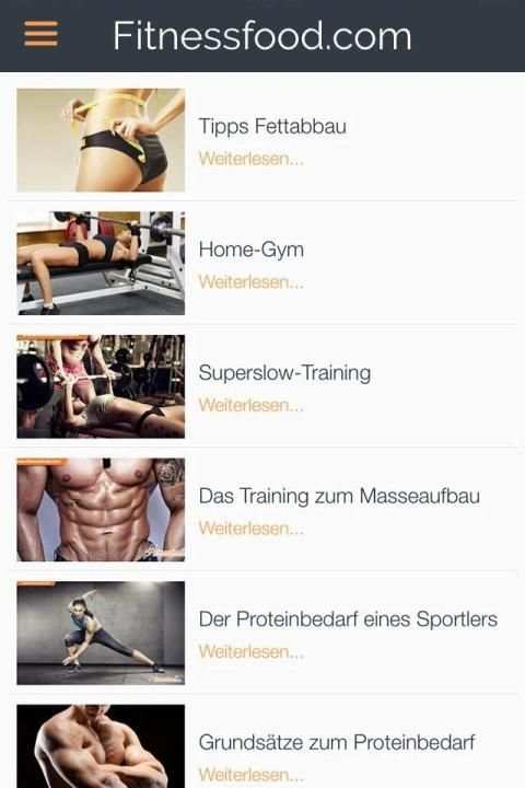 Fitnessfood screenshot 3