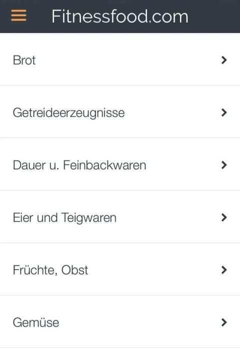 Fitnessfood screenshot 2