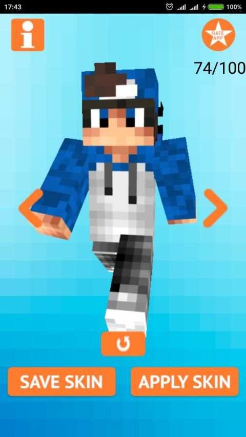 Cool Boy Skins for Minecraft screenshot 3