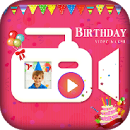 Happy Birthday Video Maker : Birthday Song Video आइकन
