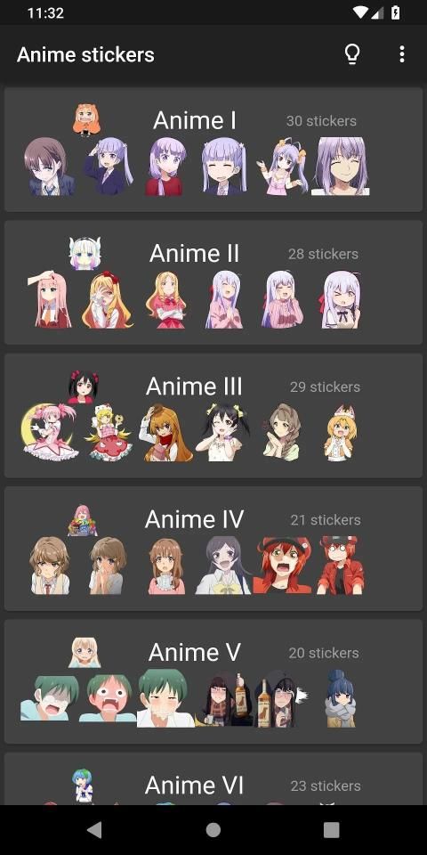 Anime Kawaii Stickers for WhatsApp  WAStickerApps安卓版应用APK下载