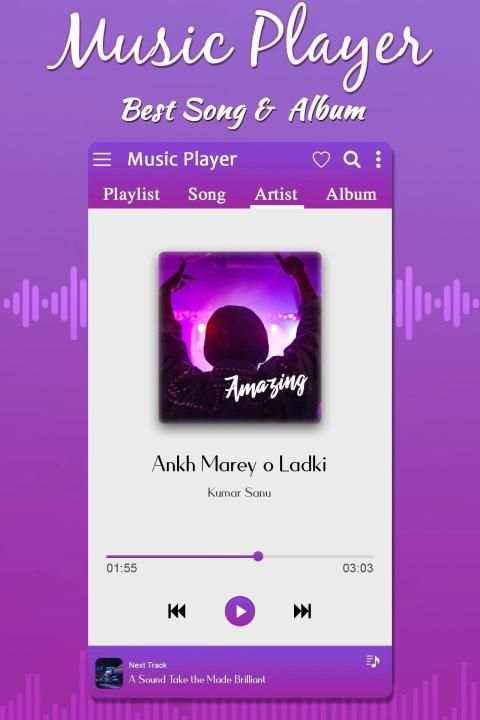 Music Player स्क्रीनशॉट 3