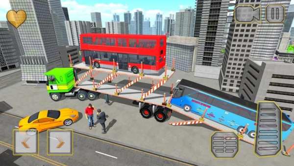 Bus Transport Trailer Truck Simulator * screenshot 7