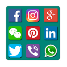 All Social Media Apps आइकन