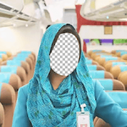 Pramugari Berhijab - Photo Suit/Montage Editor icon