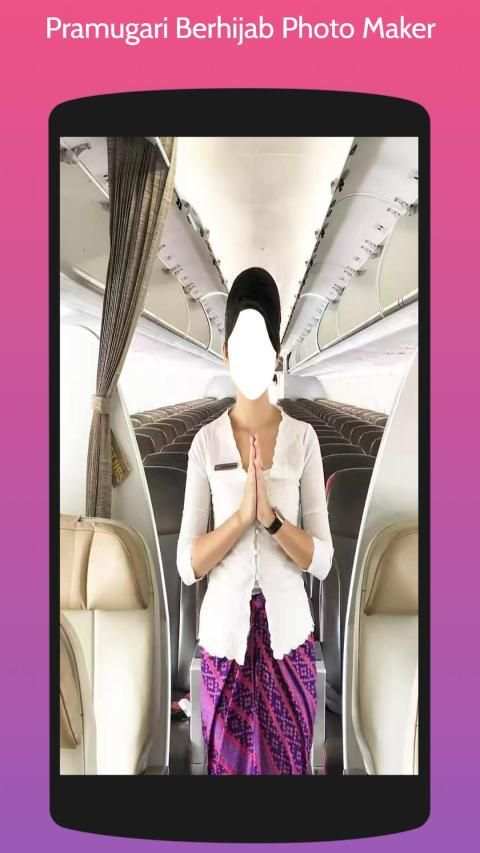 Pramugari Berhijab - Photo Suit/Montage Editor screenshot 4