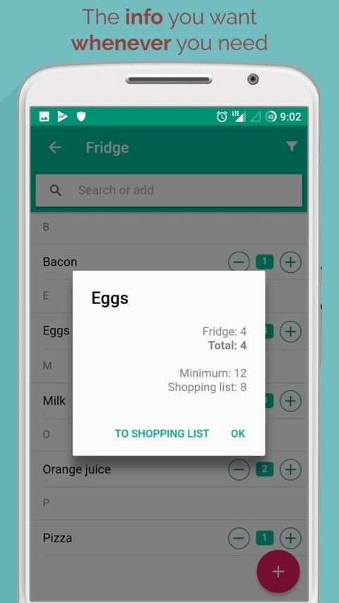 Pantrify - Free pantry and shopping list app * screenshot 2
