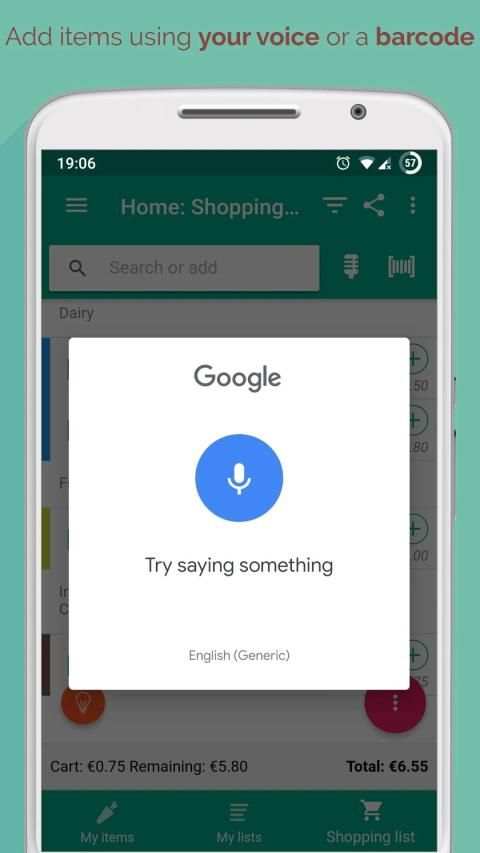 Pantrify - Free pantry and shopping list app * screenshot 5