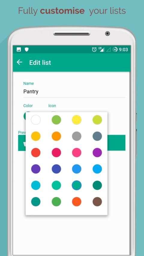 Pantrify - Free pantry and shopping list app * screenshot 1