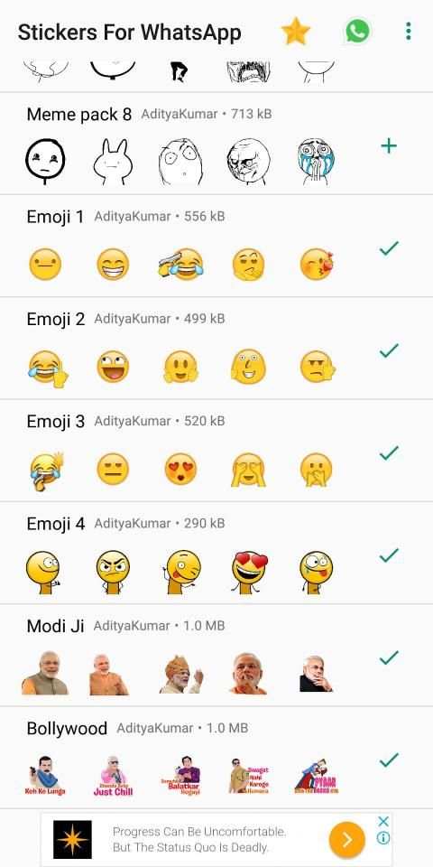 Stickers for WhatsApp WAStickerApps screenshot 7