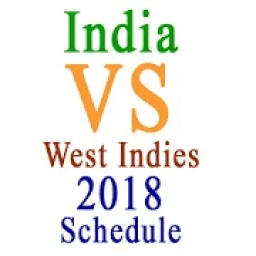 India vs West indies 2018 Schedule icon
