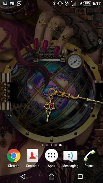 Steam Punk Clock Skin screenshot 5