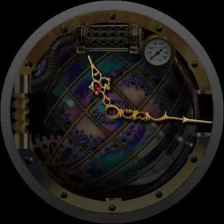 Steam Punk Clock Skin screenshot 1