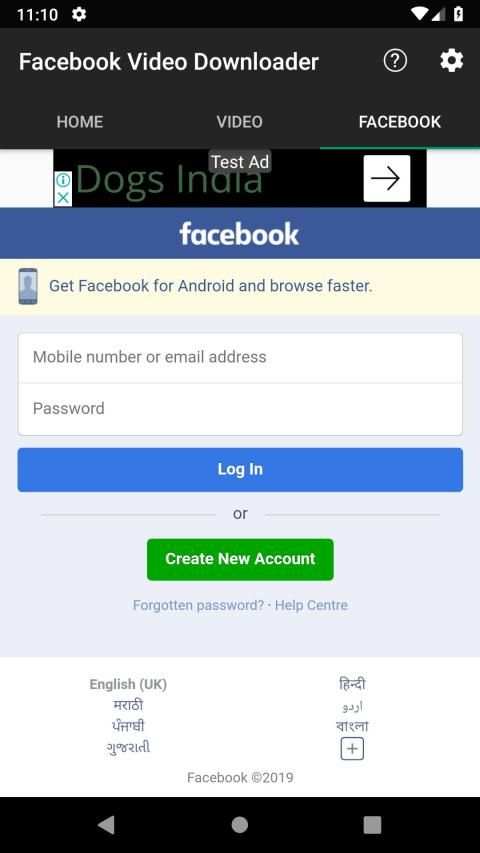 Video Downloader for Facebook 2019 screenshot 3