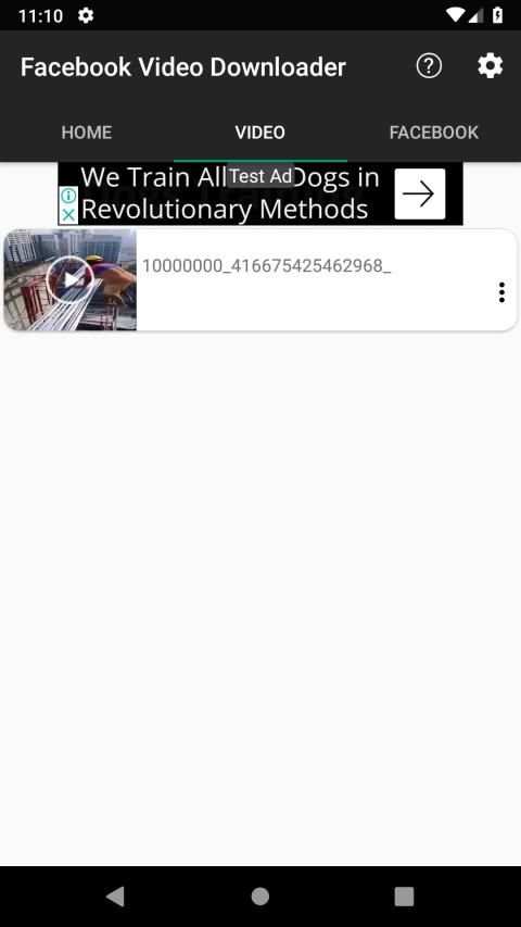 Video Downloader for Facebook 2019 screenshot 2