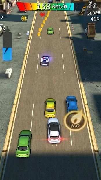 Crazy Road Racing screenshot 1