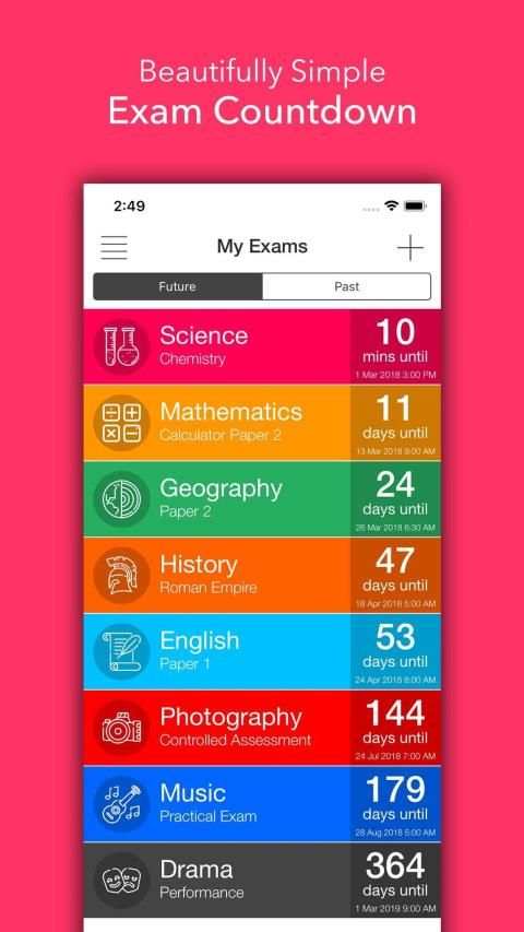 Exam Countdown Lite screenshot 8