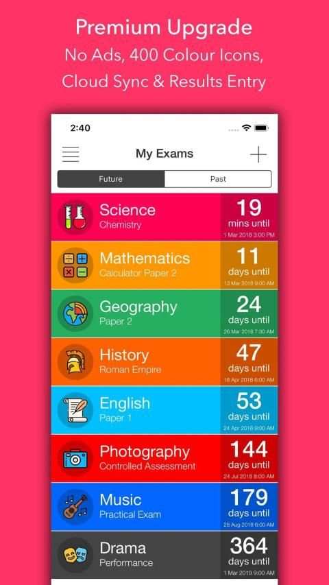Exam Countdown Lite screenshot 5