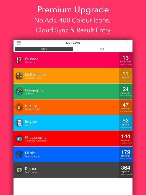 Exam Countdown Lite screenshot 1