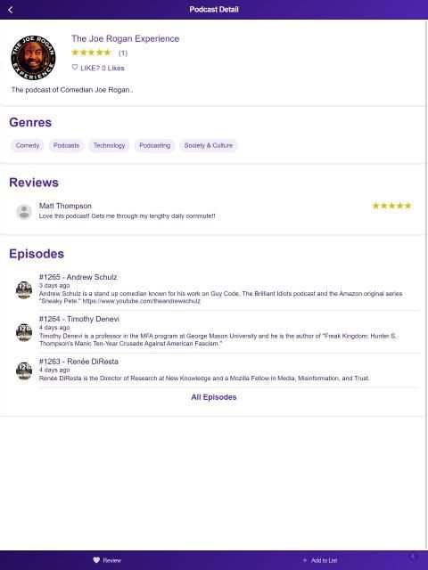 CastCritics - Podcast Social Network screenshot 4