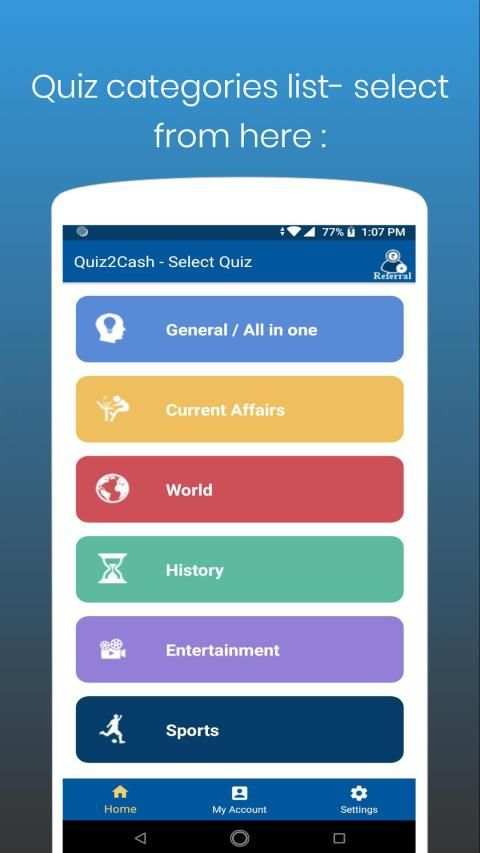 Quiz2Cash - The Learning App, Make Money screenshot 7
