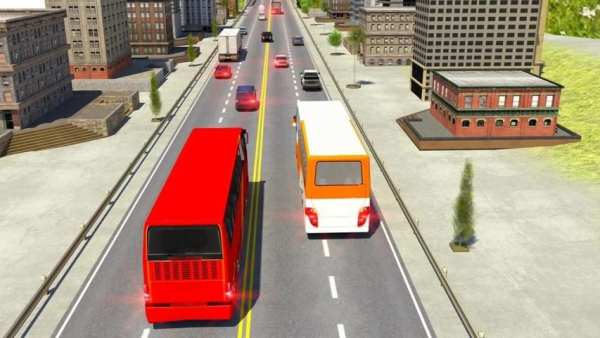 Racing in Bus screenshot 2