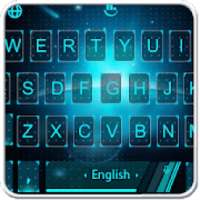 Blue Tech Light Keyboard Theme