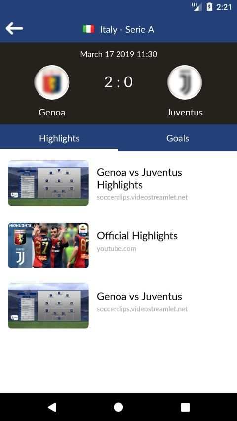 Soccer Highlights Videos screenshot 3