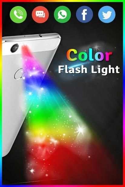 Color Flashlight: Torch LED Flash on Call & SMS screenshot 2