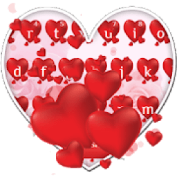 ikon Keyboard Hati Merah